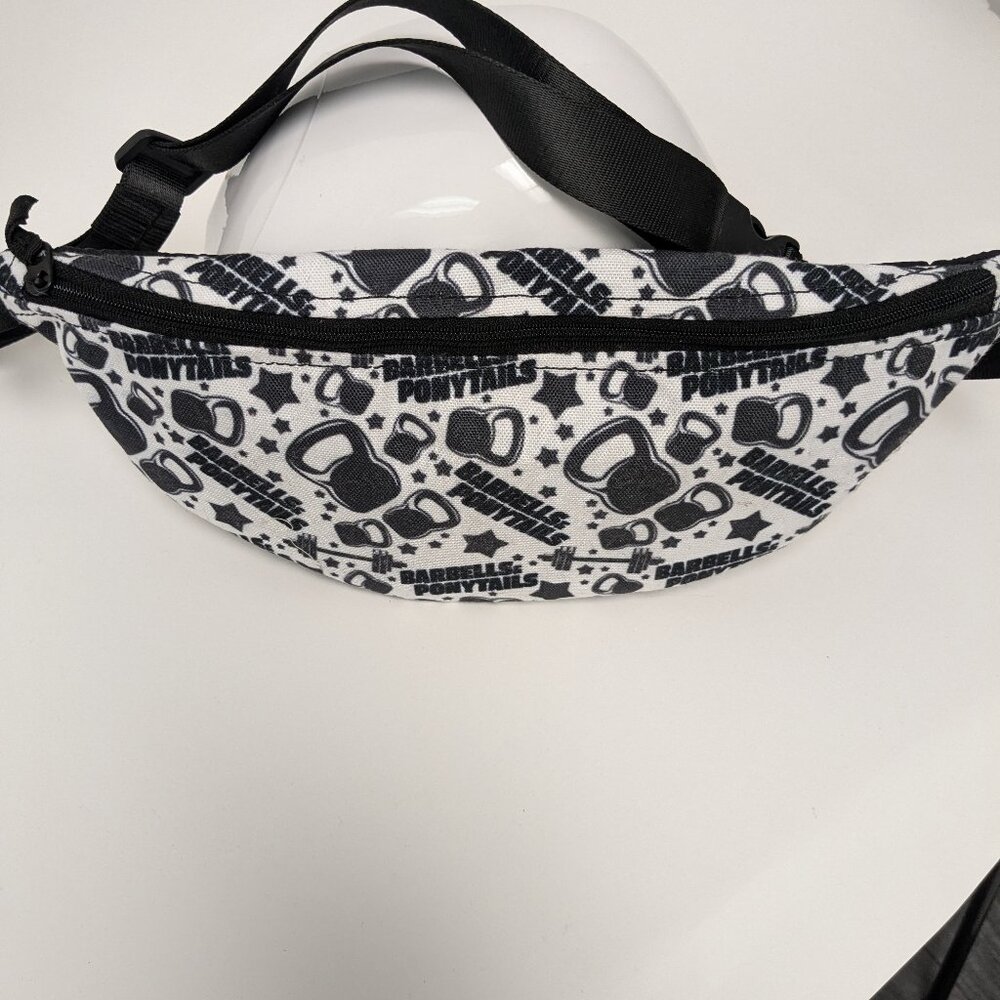 Barbells And Ponytails Fanny Pack New